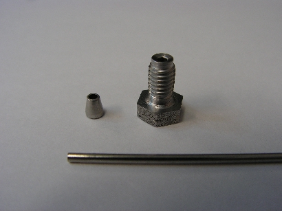 Ferrule, Tube & Nut before